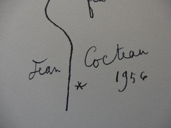 Jean COCTEAU - Femme bien coiffées, 1956, Lithographie originale 2