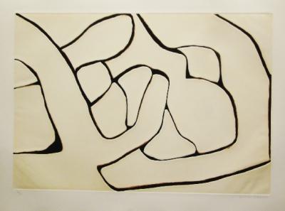 Conrad MARCA-RELLI - Composition 15, 1977, Eau-forte et aquatinte 2