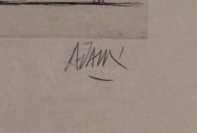 Valerio ADAMI - Bruyère, 1988 - Gravure signée au crayon 2