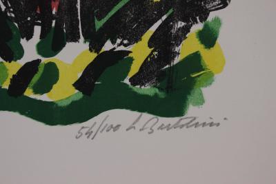 Luigi BARTOLINI - Anna nei boschi, 1962,  - Lithographie signée et numérotée 2