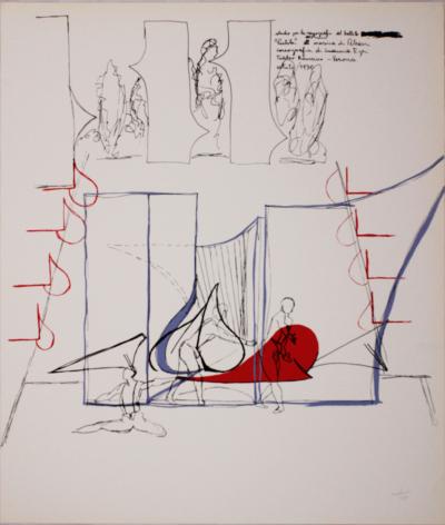 Agostino BONALUMI - Composition, 1970 - Lithographie signée au crayon 2
