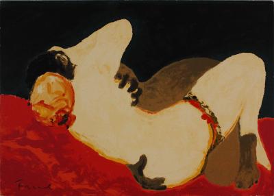 Salvatore FIUME - Abbraccio, 1992 - Sérigraphie signée au crayon 2