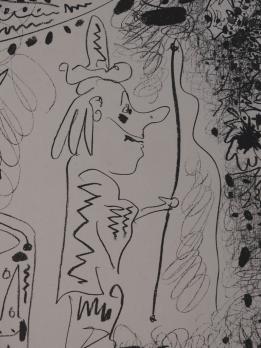Pablo PICASSO - Écuyère et clown, 1960, Lithographie originale 2