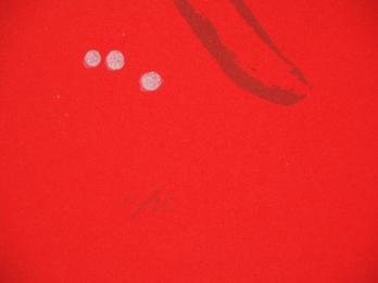 Joan MIRÓ - Chevauchée Orange, Grande Lithographie signée 2