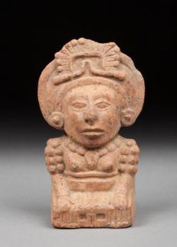MAYA, 600-900apJC - Statuette anthropomorphe 2