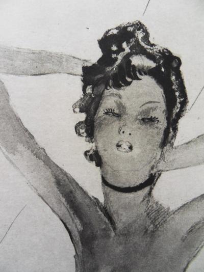 Jean-Gabriel DOMERGUE - La pin-up, 1951 - Lithographie originale 2