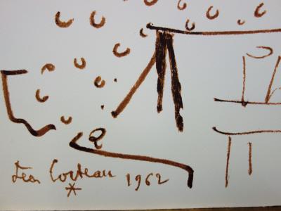 Jean COCTEAU : La prière, 1965 - Lithographie signée 2