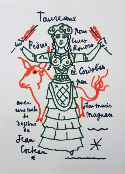 Jean COCTEAU : L’Espagne, 1965 - Lithographie signée 2
