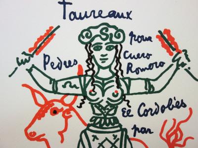 Jean COCTEAU : L’Espagne, 1965 - Lithographie signée 2