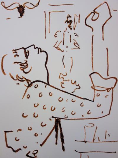 Jean COCTEAU : La prière, 1965 - Lithographie signée 2