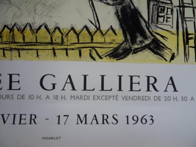 Marc CHAGALL (d’après) - Le Cirque - Révolution, 1963 - Affiche lithographique 2