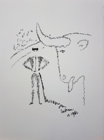 Jean COCTEAU : La provocation - Lithographie signée