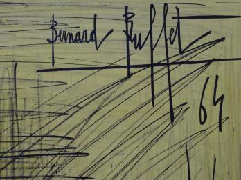 Bernard BUFFET - Le Pain et La Vie, Affiche lithographique signée 2