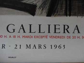 Bernard BUFFET - Le Pain et La Vie, Affiche lithographique signée 2