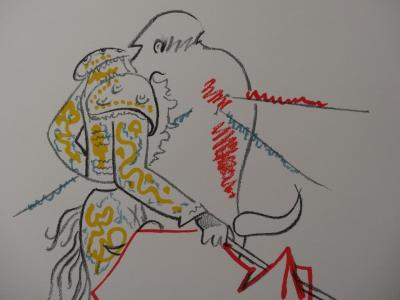 Jean COCTEAU : Tauromachie - LITHOGRAPHIE ORIGINALE SIGNÉE 2