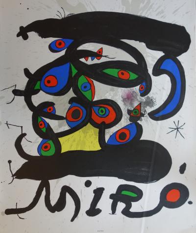 Joan MIRÓ - Dessins, Affiche lithographique signée - 1971 2