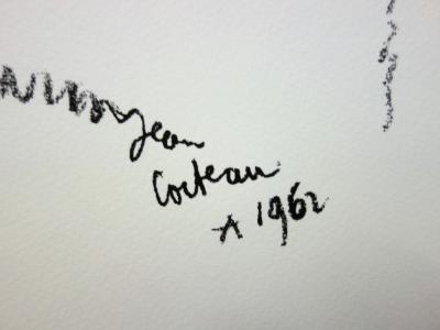 Jean COCTEAU : La provocation - Lithographie signée, 1965 2
