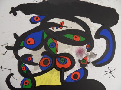 Joan MIRÓ - Dessins, Affiche lithographique signée - 1971 2