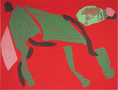 Marino MARINI : Cheval - Lithographie originale, 1970 2