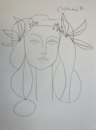 Pablo PICASSO (d’après) : La concorde - Lithographie sur vélin 2