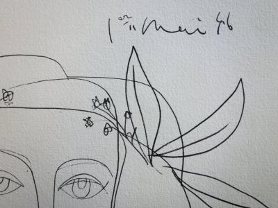 Pablo PICASSO (d’après) : La concorde - Lithographie sur vélin 2