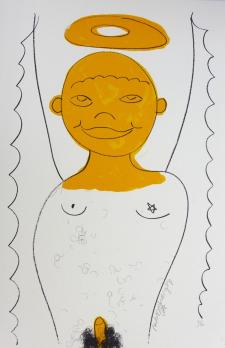 Jiri Georg DOKOUPIL - Petit ange, 1996, Lithographie originale signée 2