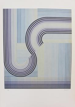 Eusebio SEMPERE - Se, 1974 - Lithographie 2