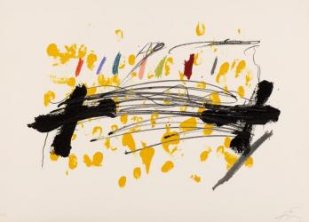 Antoni TAPIES - CLAU 15, 1973 - Lithographie signée au crayon 2