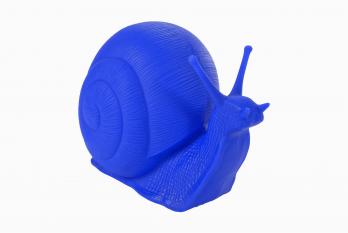 CRACKING ART GROUP - Escargot en plastique recyclable jaune 2