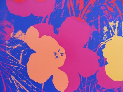 Andy WARHOL (d’après) - Flowers, 10 serigraphies Sunday B Morning 2