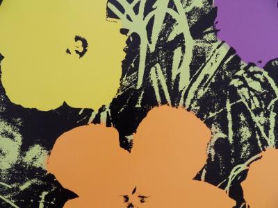 Andy WARHOL (d’après) - Flowers, 10 serigraphies Sunday B Morning 2
