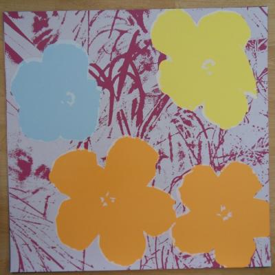 Andy WARHOL (d’après) - Flowers, 10 serigraphies Sunday B Morning 2