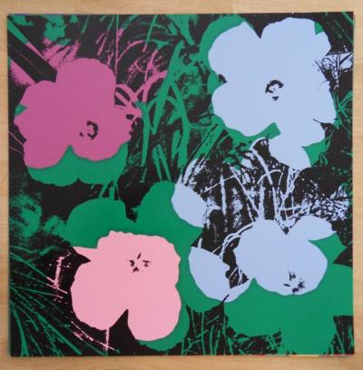 Andy WARHOL (d’après) - Flowers, 10 serigraphies Sunday B Morning 2