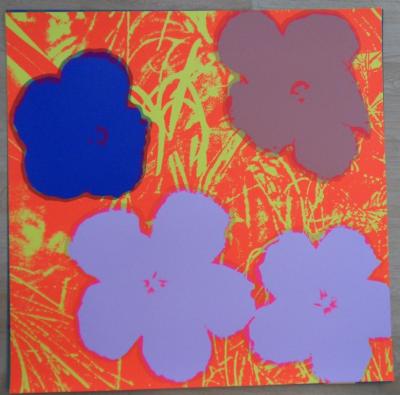 Andy WARHOL (d’après) - Flowers, 10 serigraphies Sunday B Morning 2