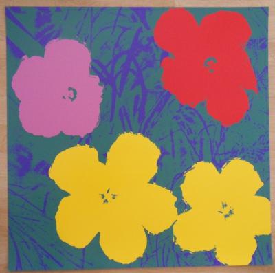 Andy WARHOL (d’après) - Flowers, 10 serigraphies Sunday B Morning 2