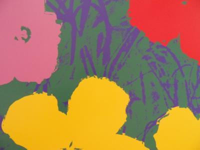 Andy WARHOL (d’après) - Flowers, 10 serigraphies Sunday B Morning 2