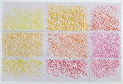 Kenneth NOLAND - Marron, 1990 - Gravure signée au crayon 2
