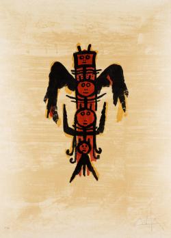 Wifredo LAM - Ensemble de 12 lithographies originales signées au crayon 2