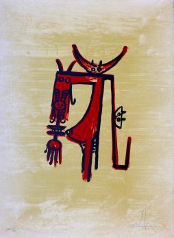 Wifredo LAM - Ensemble de 12 lithographies originales signées au crayon 2