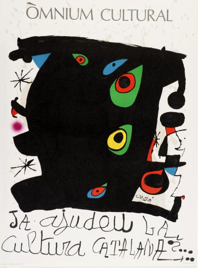 Joan MIRÓ - Omnium cultural, 1974 - Affiche lithographique 2