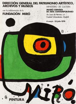 Joan MIRÓ - Pintura, 1978 - Affiche lithographique 2