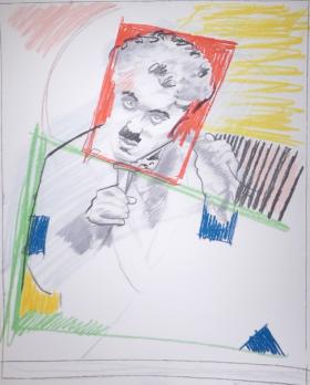 Larry RIVERS - Pop Art - Early Chaplin, 1991, Sérigraphie signée 2