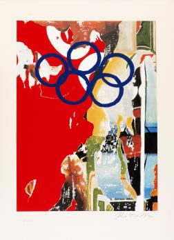 Mimmo ROTELLA - Composition pour les JO 1992, lithographie 2