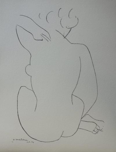 Henri MATISSE : Nu de dos - Lithographie signée 2