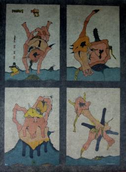 Jorge CAMACHO - Cenizas-3, 1974 - Lithographie signée au crayon 2