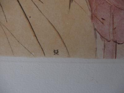 Mary CASSATT (d’après) - Le thé à l’anglaise - Gravure originale signée 2