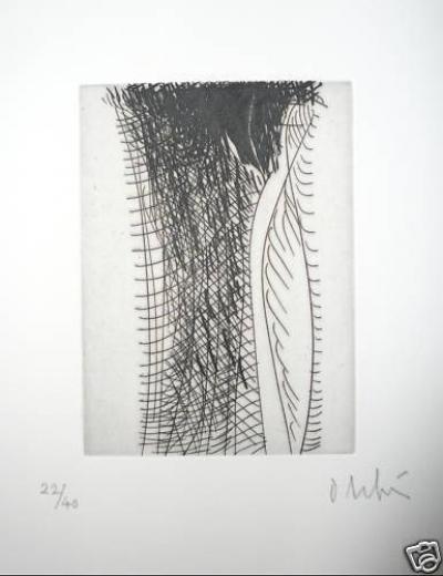 Olivier DEBRÉ - Sans titre - Gravure signée au crayon 2