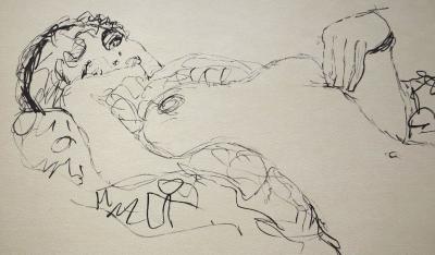 Gustav KLIMT (d’après) - La Danseuse de Cabaret, 1914  - Lithographie numérotée 2