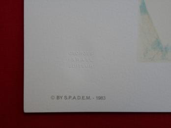 Salvador DALI - La Licorne, Lithographie originale signée 2