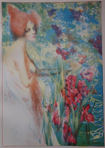 Henri HERAN - Fleur de mai, Lithographie originale  signée (1897) 2